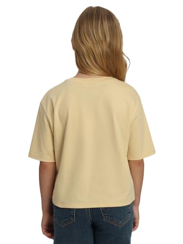 VERO MODA Girl Regular Fit Yellow Tshirt
