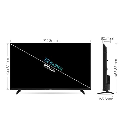 PHILIPS 80 cm (32 inches) 6100 Series Frameless HD Smart LED Google TV 32PFT6130/94