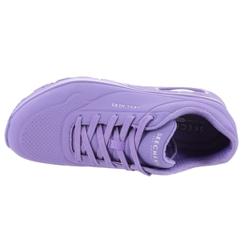 Skechers Women's Uno- Stand On Air Sneaker, Lilac, 8