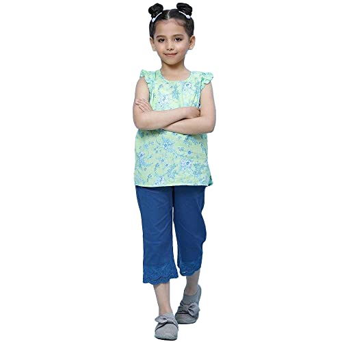BIBA Girl Solid Fitted Kid(KW4487_Blue_9)