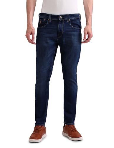 U.S. Polo Assn. Denim Co. Men's Tapered Jeans (UDJEN1349_Blue