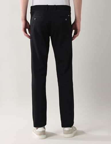 Arrow Sport Men's Slim Fit Autoflex Trousers Black