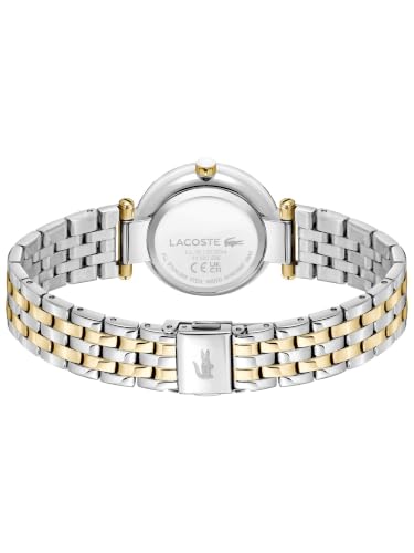 Lacoste Orba Qtz Basic Slim Champagne Round Dial Women's Watch- 2001449