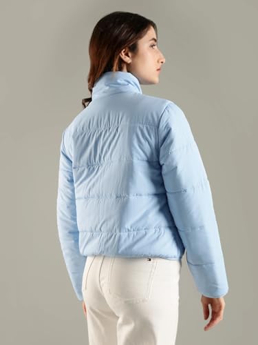 Tommy Hilfiger Women's A-Line Coat (F25JWOT014_Blue_L)