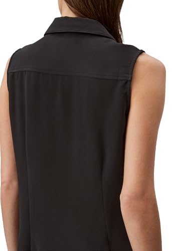 Calvin Klein Jeans Women's Solid Regular Fit T-Shirt (44B974G001_Black