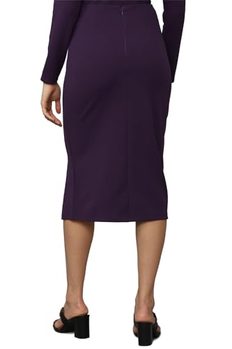 Allen Solly Polyester Western Skirt Purple