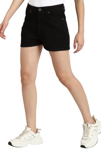 FOREVER 21 women's Bermuda Shorts (FWS24CSRE0008_Black