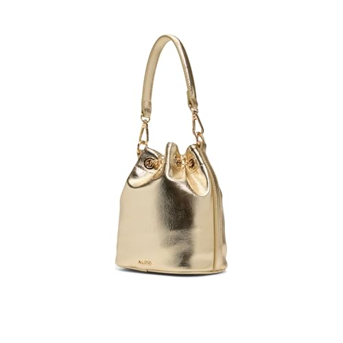 Aldo LLUXEGEM Gold Women's Bucket Bag