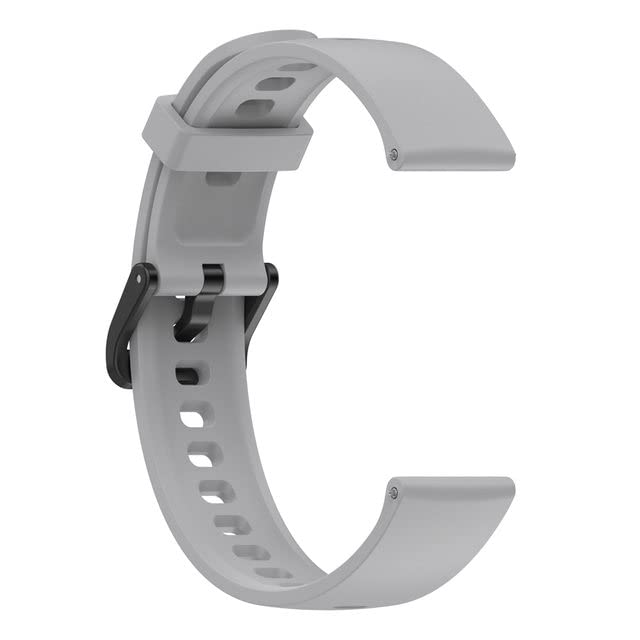 Meyaar Strap Band Only Compatible With realme Band 2 (Not For Any other Brand Watch) : (Tracker Not Included) (Strap Only) (Silicone (Grey))