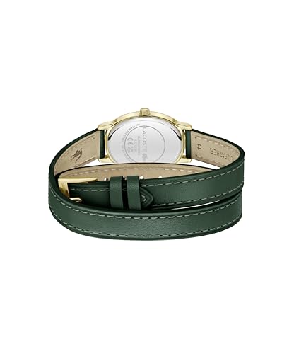 Lacoste Lacoste Parisienne Qtz Basic Green Color Oval Dial Women's Watch | Green Leather Material | Strap Watch - 2001455