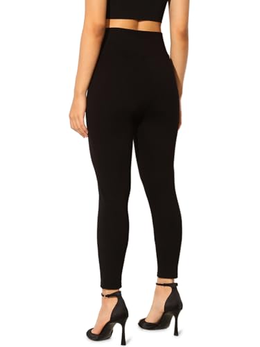ONLY Women's Skinny Fit High-Rise Black Legging