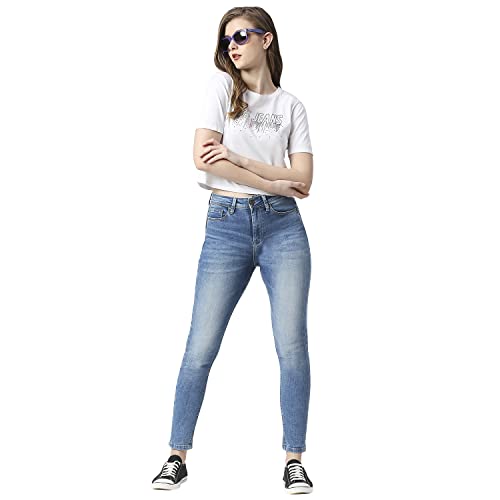 Pepe Jeans Women's High Rise Skinny Fit Jeans Light Used