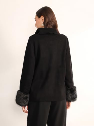 Kazo Women's Rim Jacket With Removable Cuff (Black XL)