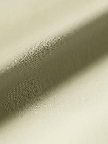 The Souled Store Oversized Shirt: Neptune Men and Boys Short Sleeve Spread Collar Light Green Solid Cotton Lightweight Drop Shoulder Streetwear Trendy Casual Oversized Shirt