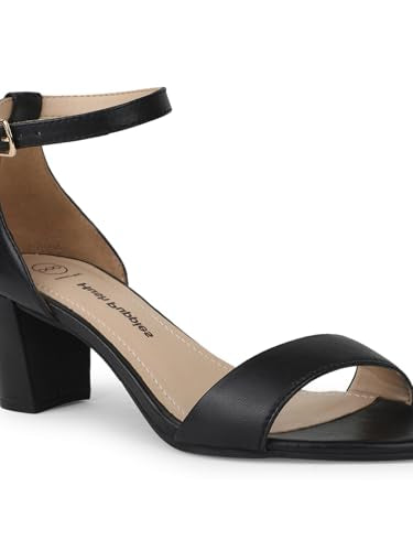 Hush Puppies Block Heel Sandals - Black (6Uk)
