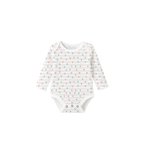 MOM'S HOME Soft Organic cotton Unisex New Born Baby Onesie/BodySuit- Full Sleeve: Pack of 3-6-12 Months