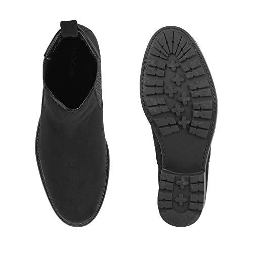 Mochi Women Black-Suede Leather Ankle Boot UK/6 EU/39 (31-88)
