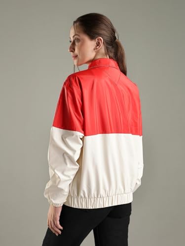 Tommy Hilfiger Women's A-Line Coat (F24HWOT077-XS_Fierce Red/Calico