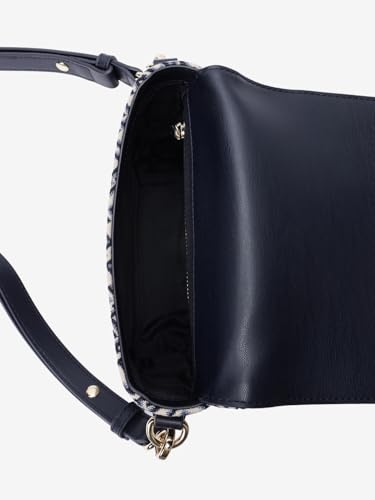 Logo Blue Polyester Sling Bag