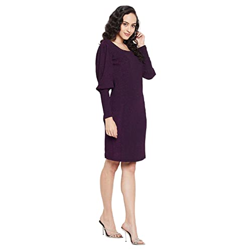 MADAME Women Purple Dress