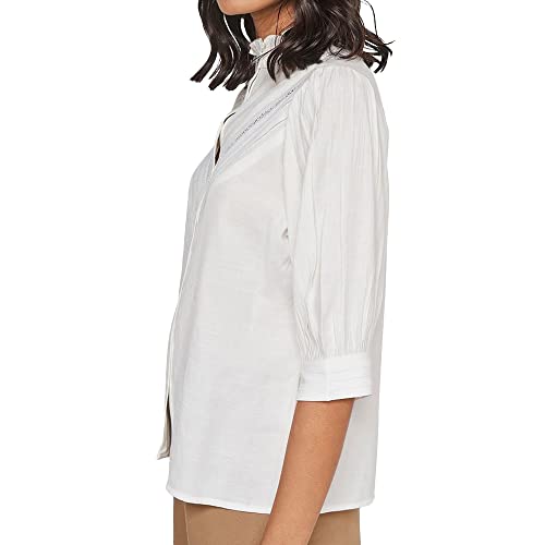 AND Women's Regular Shirt (SS22AS015TTR_White 14)