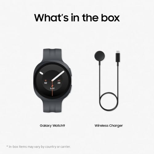 Samsung Galaxy Watch9 (40mm Bluetooth, Graphite)