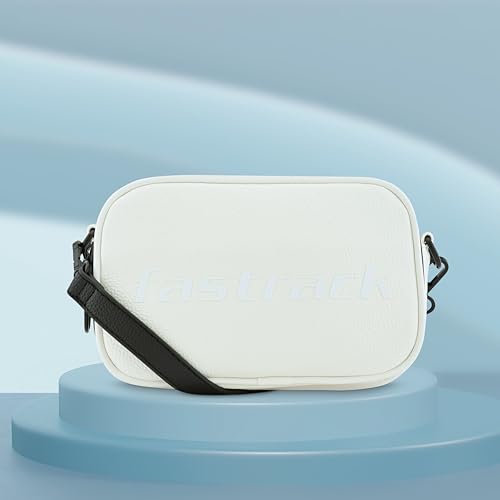 Fastrack Trendy Concealed Zipper Sling Bag | Faux-Leather Women's Handbags| Ladies Purse Handbag | Sling Bag for Casual Carry