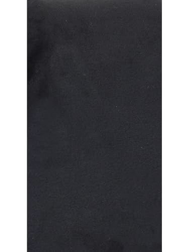 TOOBA Black Suede Clutch Bag for Women – Chic Synthetic Purse with Gold Frame & Chain Strap, Perfect for Formal Events, Dinners & Ethnic Outfits