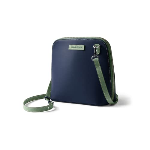 DailyObjects Trapeze Sling Crossbody Bag for Girls and Women | Made with Durable Vegan Leather Material | Carefully Handcrafted | Zip Closure | Adjustable and Detachable Straps | Multicolor