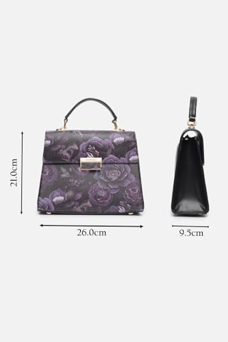 Van Heusen Womens Floral black HANDBAG