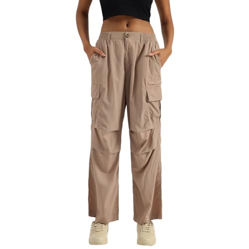 United Colors of Benetton Women's Regular Trousers & Capris (25A4WVNBT208I901_Beige