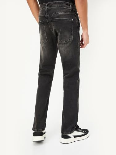 Max Men's Regular Jeans (DMCRFS32506_Charcoal