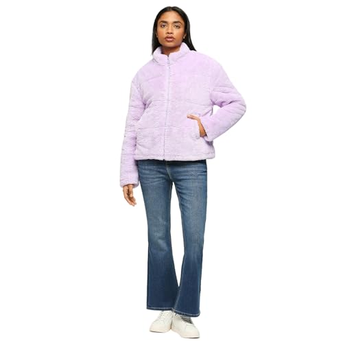 Pepe Jeans Women's A-Line Coat (PL402353_Lilac Purple