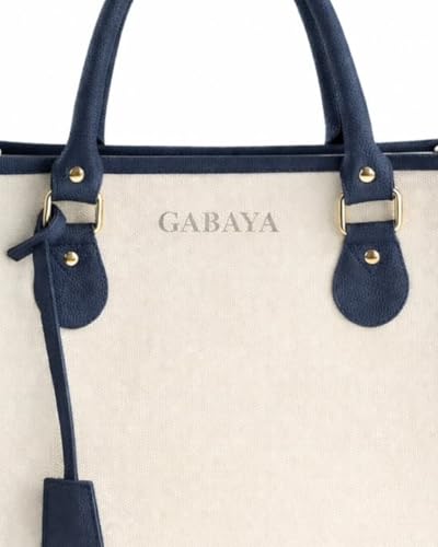 GABAYA Aveline Vegan Leather Tote Handbag for Women | Structured Top Handle Office Bag | Stylish Large Capacity Shoulder Purse for Work & Daily Use