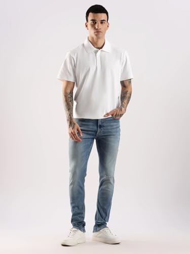 Calvin Klein Jeans Men's Skinny Jeans (4RD717G01N-34_Brooklyn Blues