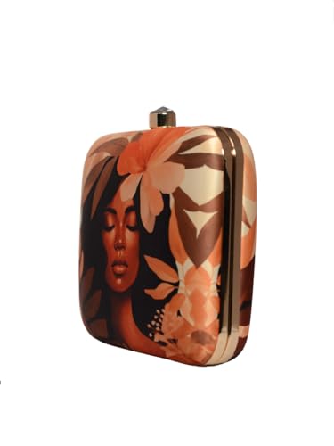 Artklim Afro Women Portrait Printed Clutch