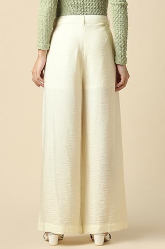 Allen Solly Women's Regular Casual Pants (AHTPCRGF874601_Beige