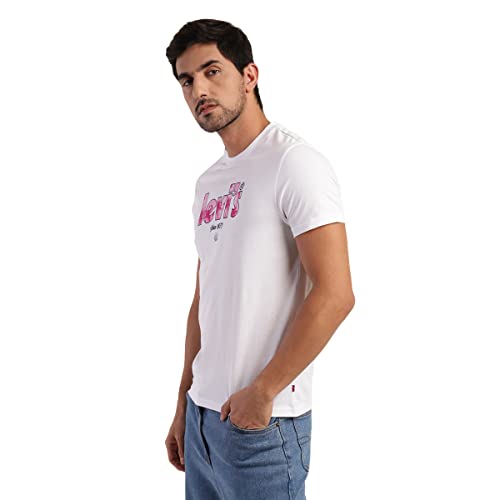 Levi's Men's Graphic Regular Fit T-Shirt (16960-0927_Bright White L)