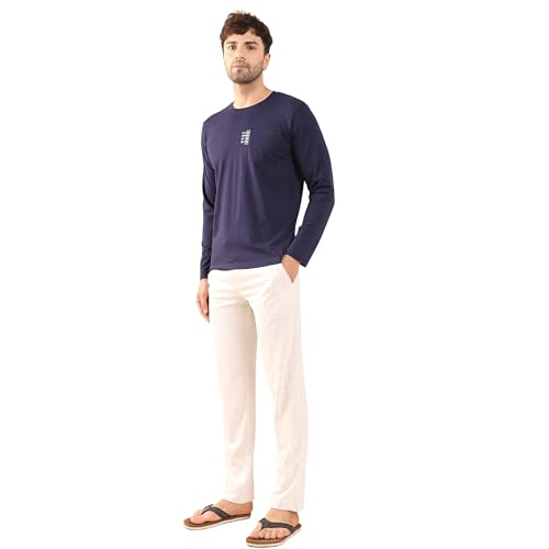 Sweet Dreams Men's Solid Pyjama Set