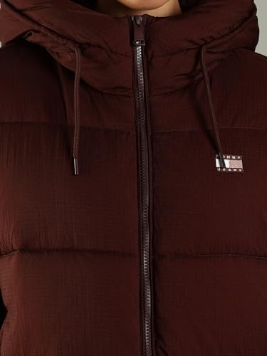 Tommy Hilfiger Women's A-Line Coat (F25JWOT039_Brown_M)