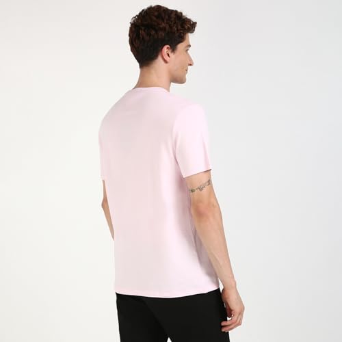 Tommy Hilfiger Mens Pink Color T-Shirt (M)