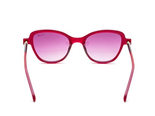IRUS Women Cat Eye sunglasses | 100% UV protection | Small Size | Grey Gradient Polycarbonate lens