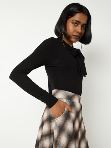 Max Women Knit Blouse (Black_M)