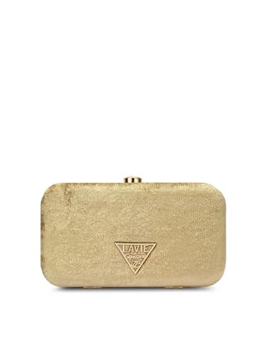 Lavie Signature Women's Eris Square Handle Framed Clutch|Ladies Purse |Gift For Women