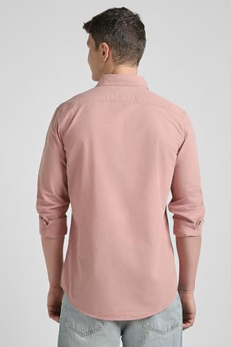 American Eagle AE Everyday Slim Fit Button-Up Shirt Pink