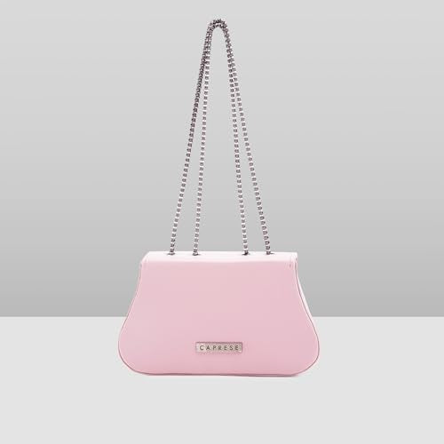 Caprese Miko Medium Sling Bag for Women with Adjustable Strap & Specious Compartment | Versatile Handbag with Turn Lock for Everyday Use, Travel, and Special Occasions (Lilac)