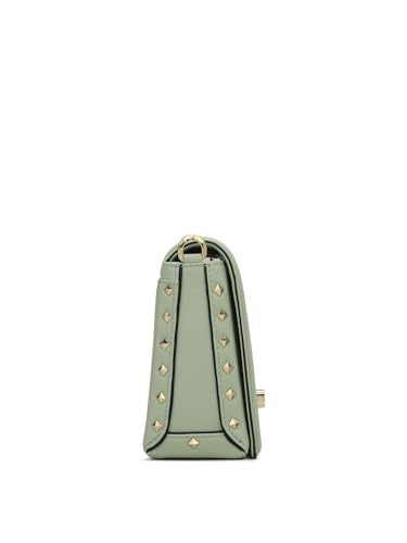 Da Milano Genuine Leather Green Sling Bag (01604) (Small)