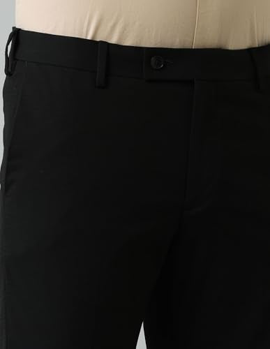 Arrow AutoFlex Regular Fit Trousers_ARAJTR2151_38 Black