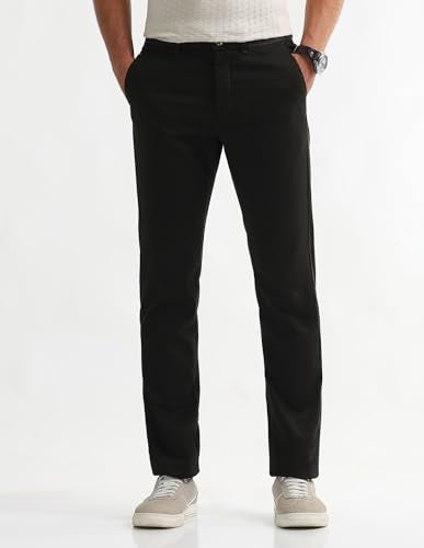 Arrow Sports Men's Regular Casual Pants (ASAKTR2697_Olive