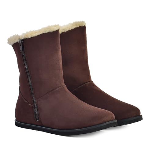 YOHO Slays Model 003 Uggs Boots for women | Packed with the comfort of premium inner fur lining | Stylish Casual Shoes|Comfortable Fit | Wine - UK 8